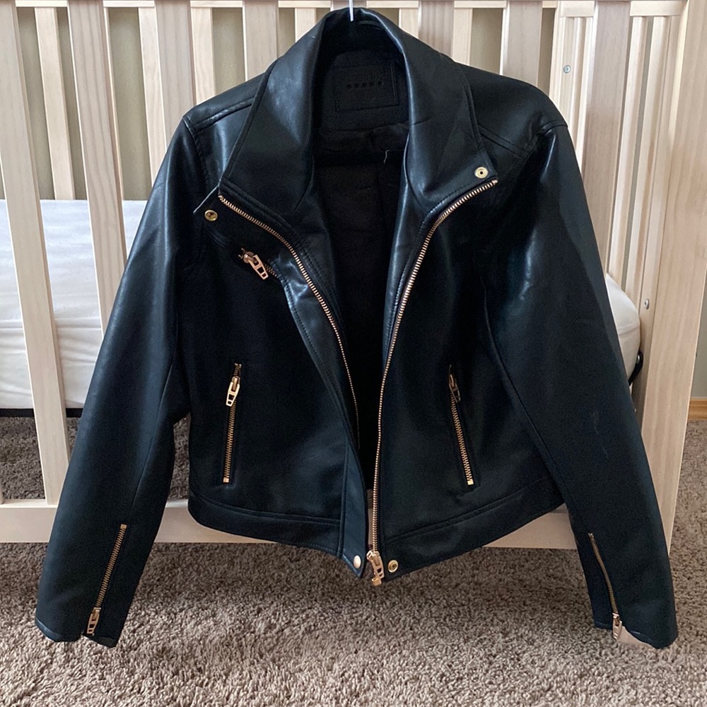Faux Leather Jacket